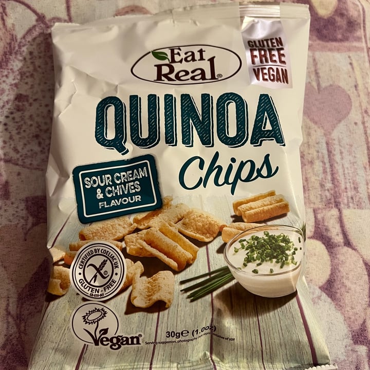 photo of Eat Real Quinoa Chips Sour Cream & Chives shared by @fraulicia on  19 Mar 2022 - review