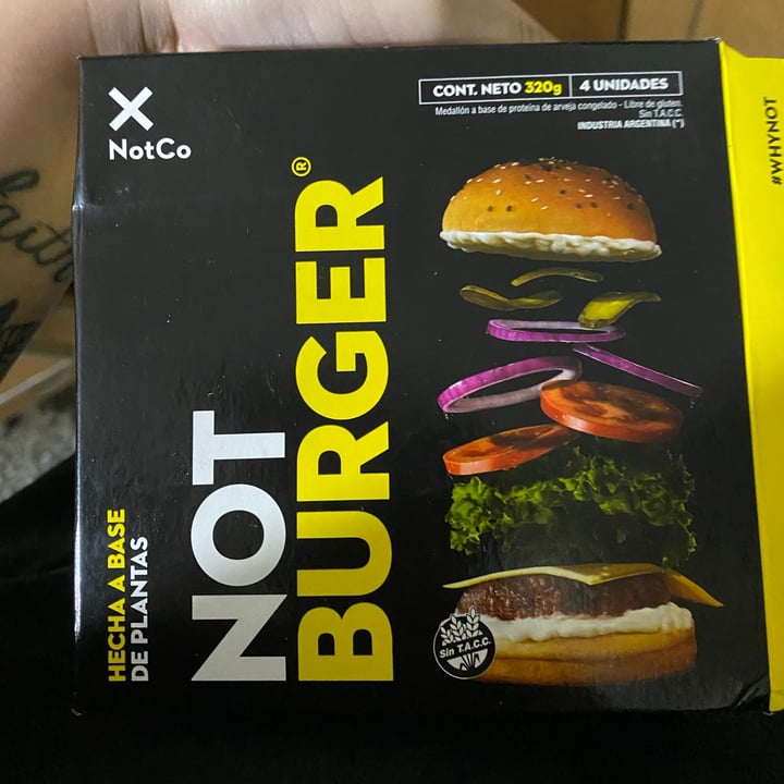 photo of NotCo Not Burger shared by @meluxg on  16 Sep 2021 - review