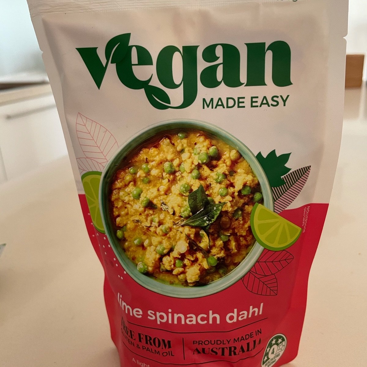 VEGAN MADE EASY LIME SPINACH DAHL visual data 4