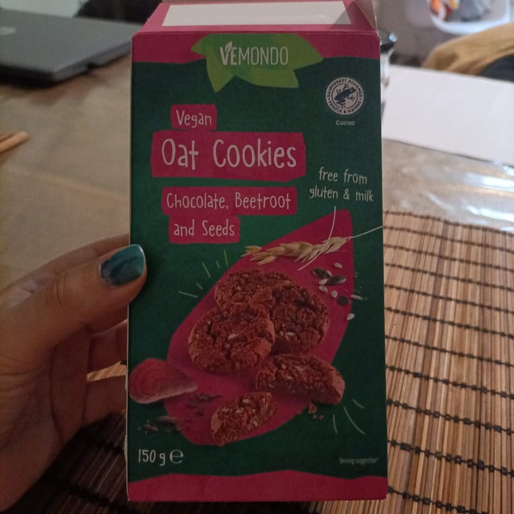 photo of Vemondo  Oat Cookies Chocolate, Beetroot and Seeds shared by @kitsune89 on  24 Jun 2022 - review