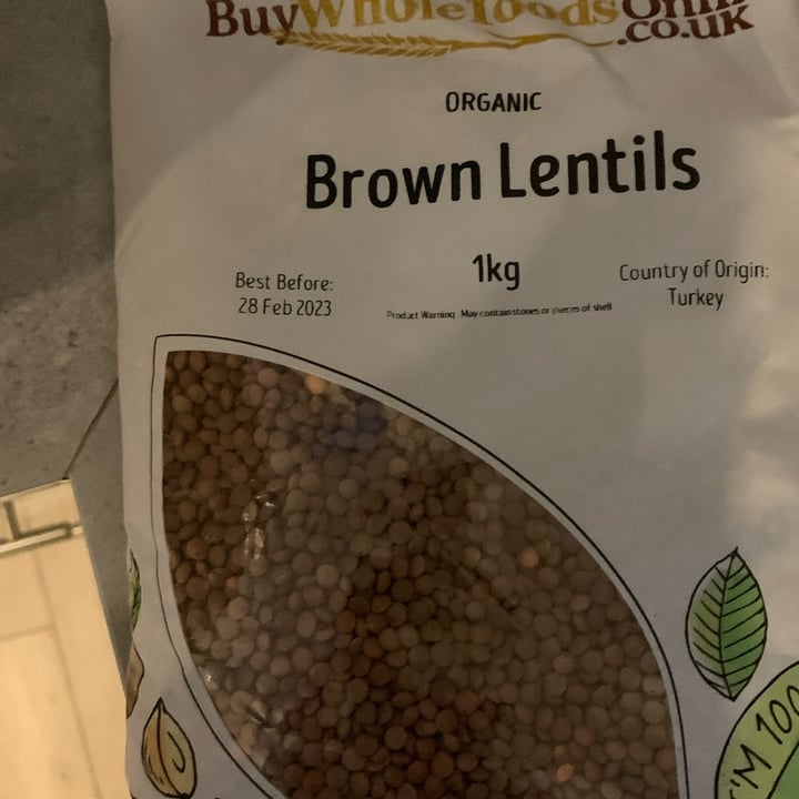 photo of Buywholefoodsonline.co.uk Brown lentils shared by @daxin on  22 Mar 2022 - review