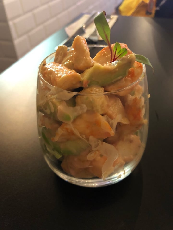 review photo of Unity Diner Seafood cocktail shared by @poisedwithplants on 15 Feb 2019 - review
