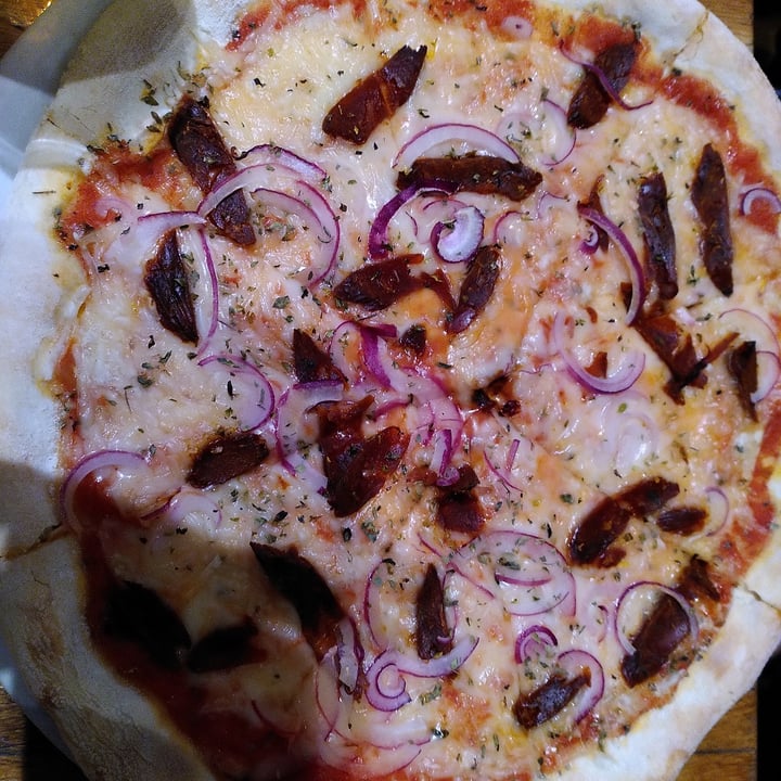 photo of Pizza Paco S L pizza chorizo shared by @walkabout-veg on  09 Jul 2022 - review