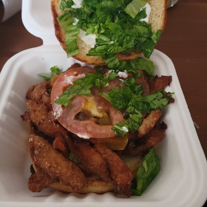 photo of Plantology Spicy Chickn Sandwich shared by @kierstenb on  17 Jul 2021 - review