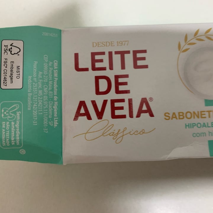 photo of Davene Sabonete de aveia shared by @andresyus on  03 Oct 2022 - review