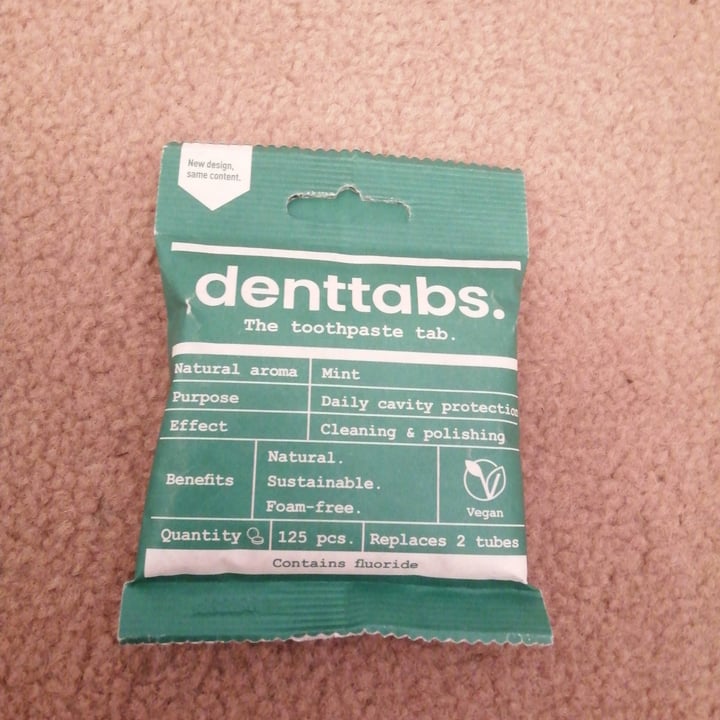 review photo of DENTTABS Toothpaste Tablets shared by @nutrititionalbeast on 20 Feb 2022 - review