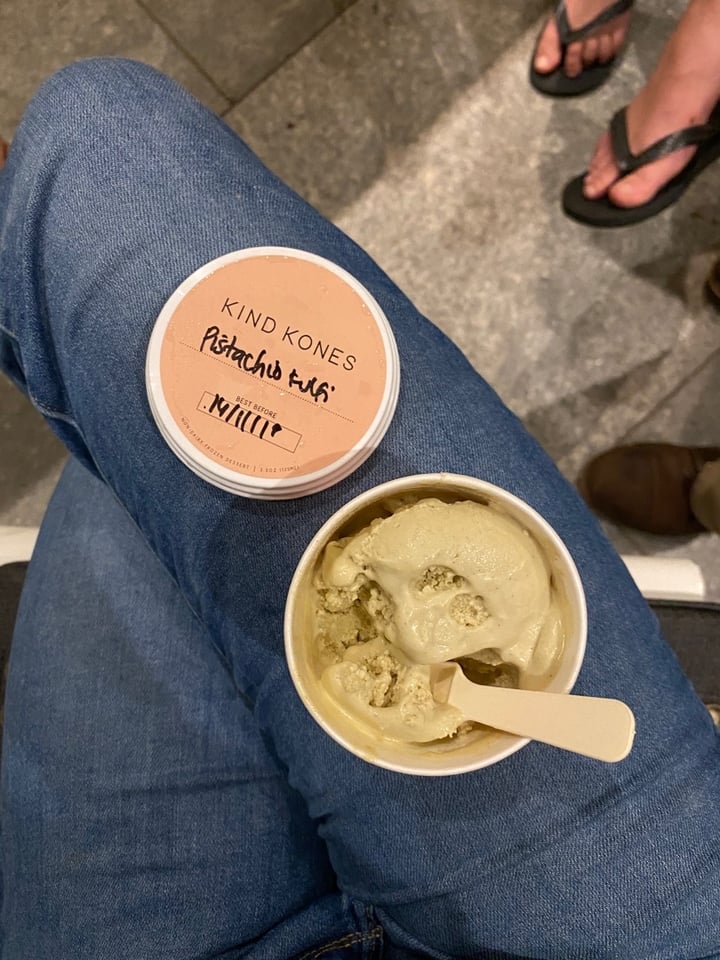 photo of Kind Kones Pistachio Kulfi Ice Cream shared by @gardengoddess on  08 Nov 2019 - review