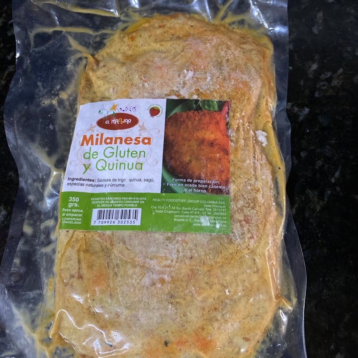 photo of El Manjar Milanesa De Gluten Y Quinua shared by @mpaulamojica on  27 Feb 2021 - review