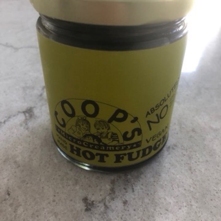 photo of Coop's MicroCreamery Handmade Vegan Hot Fudge shared by @hovdeks78 on  26 May 2020 - review
