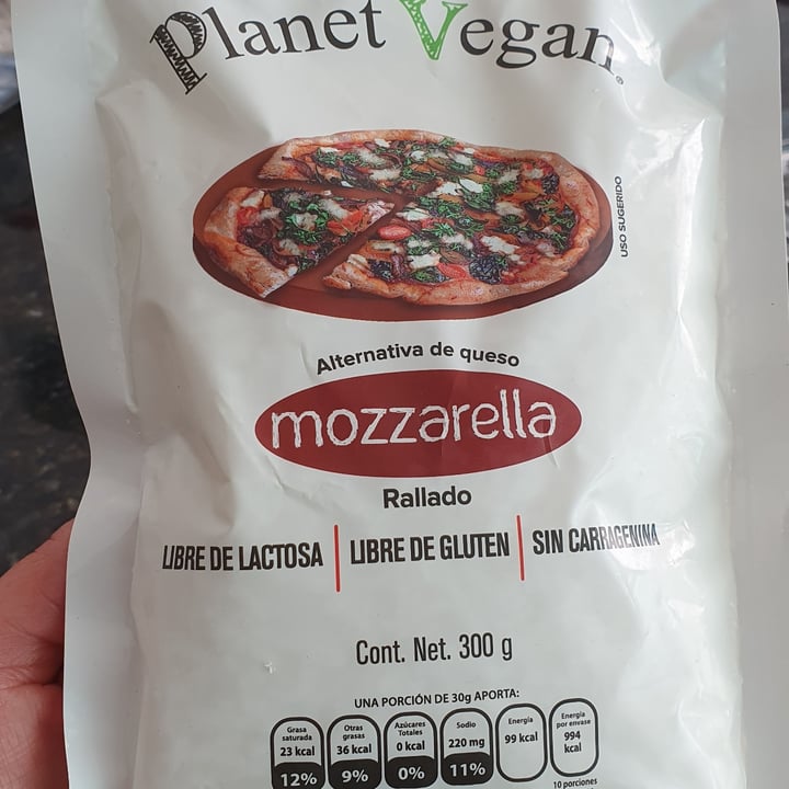photo of Planet Vegan Mx Queso Mozzarella Rallado shared by @kahle on  08 Sep 2020 - review