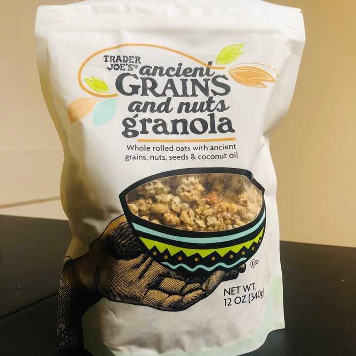 review photo of Trader Joe's Ancient Grains and Nuts Granola shared by @veganessa- on 14 Mar 2021 - review