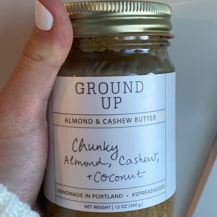 photo of ground up chunky almond, cashew, and coconut butter shared by @chloeh on  03 Jan 2022 - review