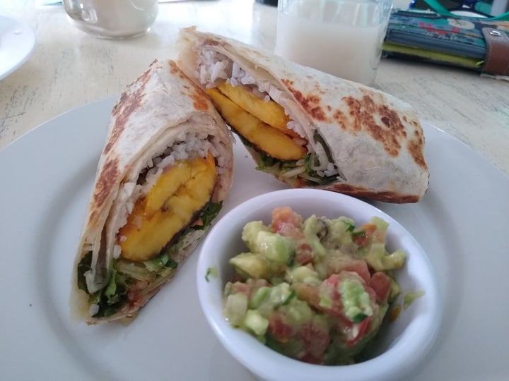 photo of Restaurant tierra mestiza Burrito De Platano Macho shared by @olivgis on  04 Dec 2019 - review