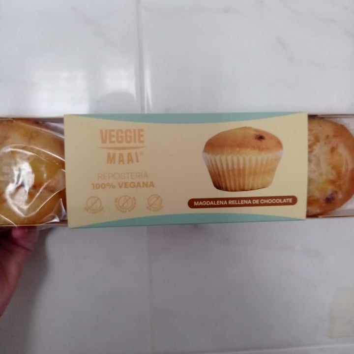 photo of Veggie Maai Magdalenas rellenas de choco shared by @kantaber on  07 Jul 2022 - review