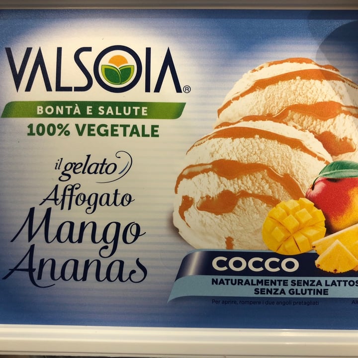 photo of Valsoia Il gelato affogato mango e ananas shared by @violettaplantbased on  10 Jul 2021 - review