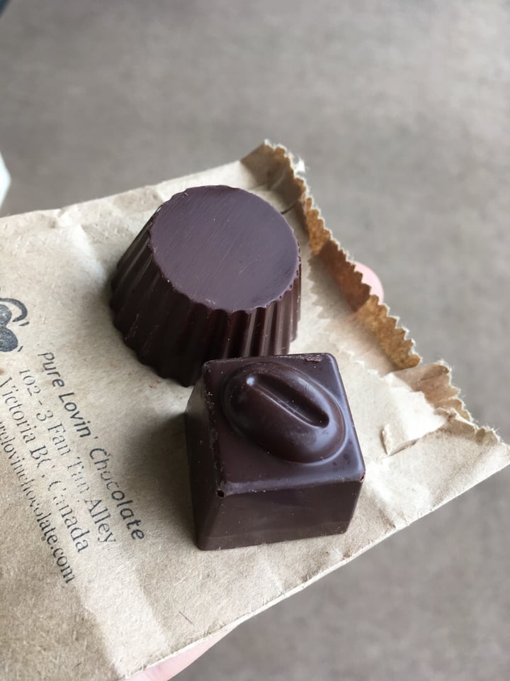 review photo of Pure Lovin' Chocolate Vegan chocolates shared by @sistervegans on 14 Oct 2018 - review