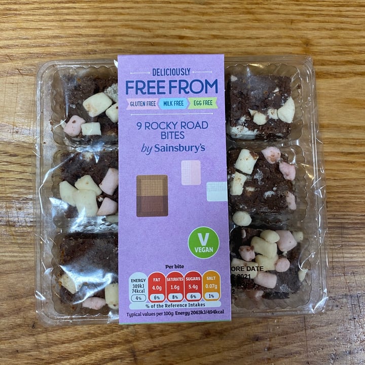 photo of Sainsbury's Rocky Road Bites shared by @meganthevegetable on  13 Sep 2020 - review