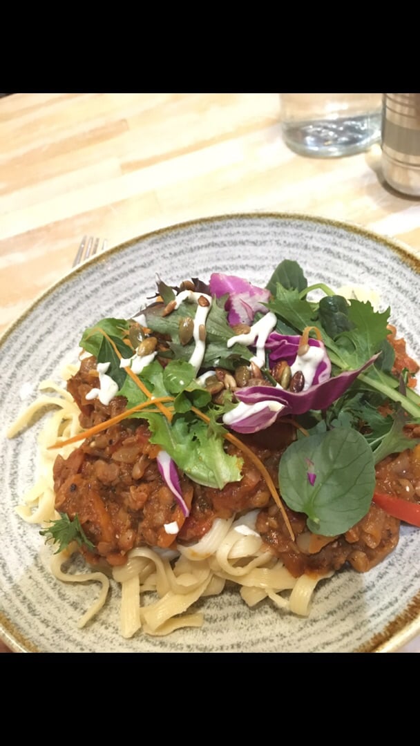 photo of Lentil As Anything Lentil Spaghetti Bolognese shared by @hannahroberts737 on  22 Mar 2020 - review