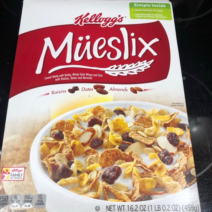 photo of Kellogg Müslix shared by @germanvegan on  27 Apr 2020 - review