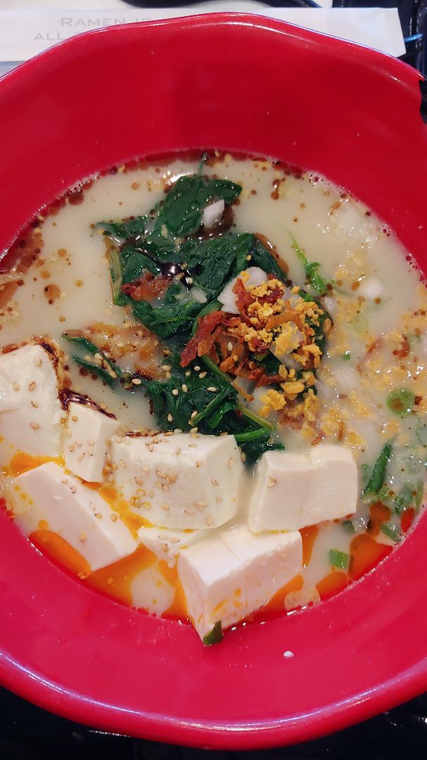 photo of JINYA Ramen Bar Spicy Creamy Vegan Ramen shared by @paulafromtwoson on  24 Dec 2019 - review