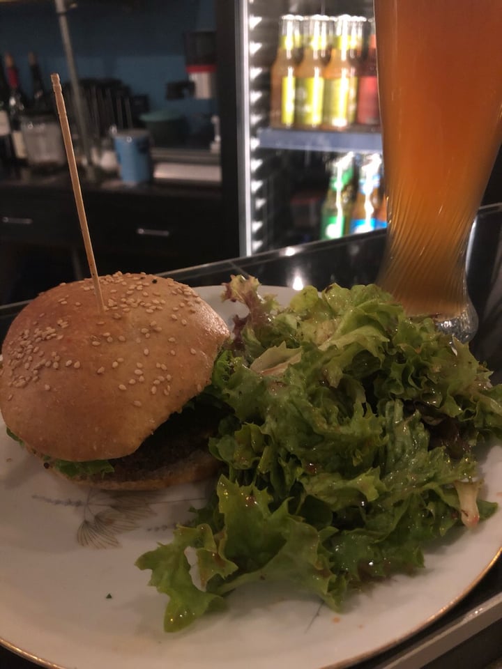 photo of Kombüse - Vegetarische Küche Black Bean Burger shared by @jaga94 on  22 Sep 2019 - review