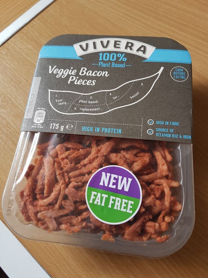 photo of Vivera Plant Bacon Pieces shared by @b14h4m0n on  19 Jul 2019 - review