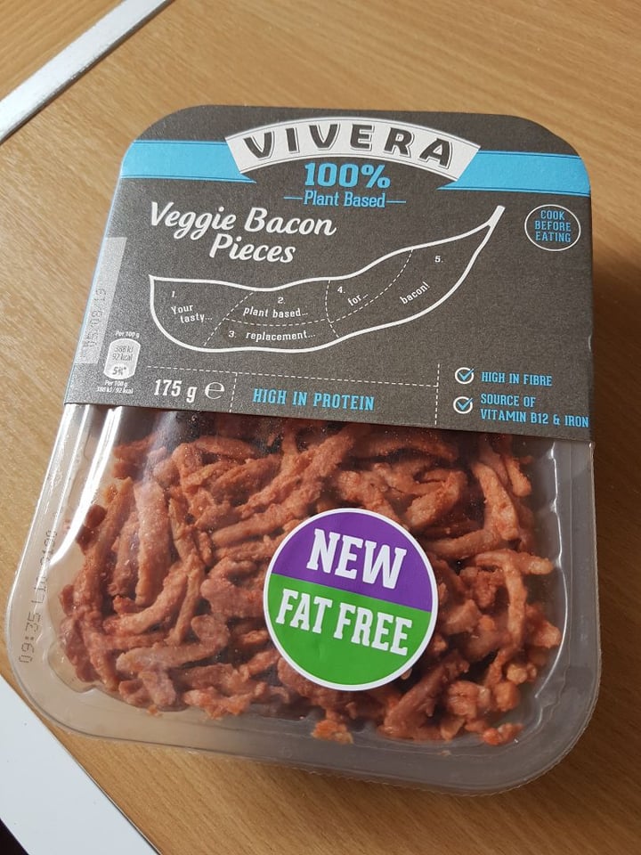 review photo of Vivera Plant Bacon Pieces shared by @b14h4m0n on 19 Jul 2019 - review