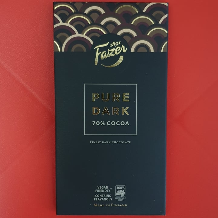 photo of Fazer Pure Dark 70% Cocoa shared by @chrismemo on  09 Nov 2020 - review
