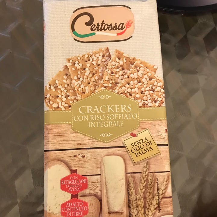 photo of Certossa Crackers di riso integrale shared by @francineveg on  14 Jan 2022 - review