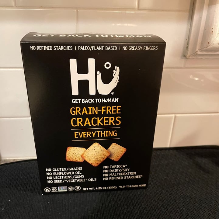 photo of Hu Kitchen Everything Grain-Free Crackers shared by @brackett5018 on  14 Feb 2022 - review