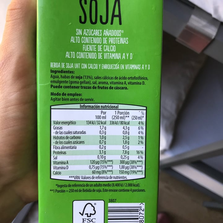 photo of ALDI Bebida de soja sin azúcares añadidos shared by @david- on  02 Nov 2021 - review