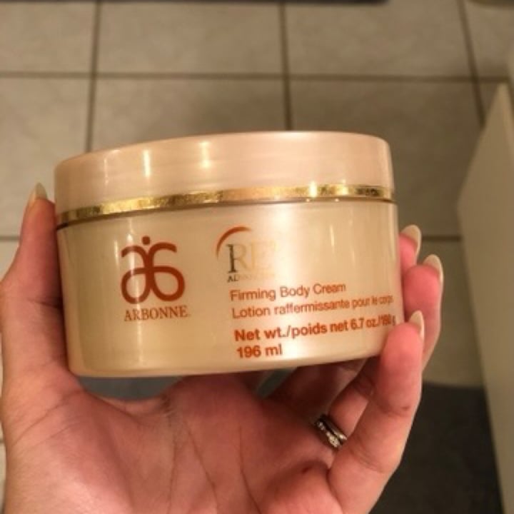 photo of Arbonne Re9 advanced firming body cream shared by @aames on  01 May 2020 - review