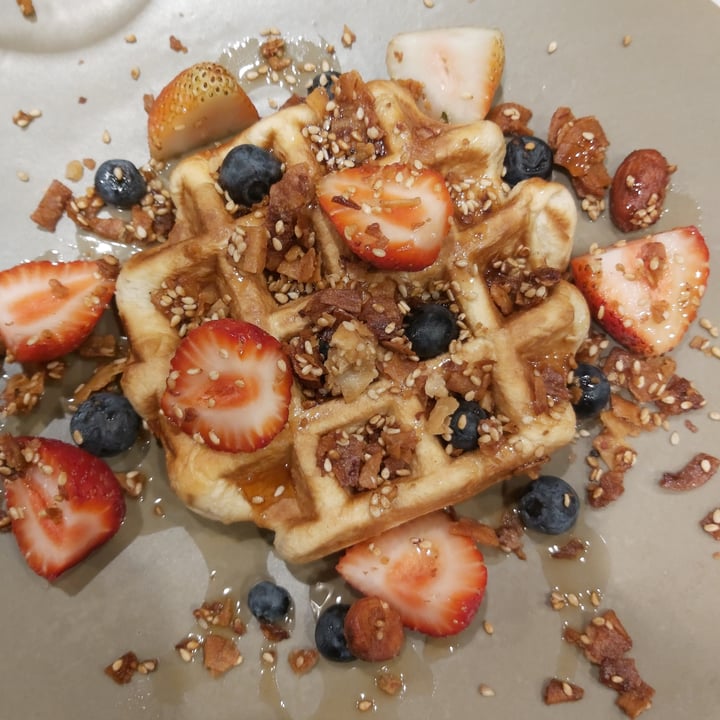 photo of Tea Connection Waffle del bien shared by @ladyvegan-porelmundo on  25 Feb 2021 - review