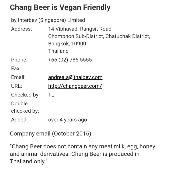 review photo of Chang Clásico Beer shared by @ichbinangie on 28 Jan 2021 - review