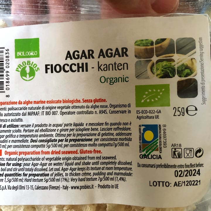 photo of La Via Del Grano  agar agar in fiocchi shared by @gypside on  10 Apr 2022 - review