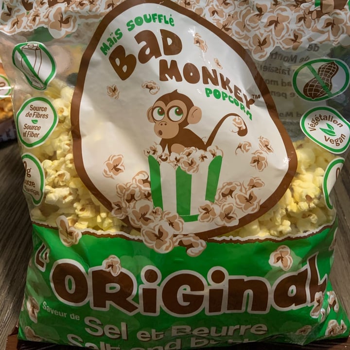 photo of Bad Monkey Popcorn Vegan butter popcorn shared by @sarz on  01 Jul 2021 - review