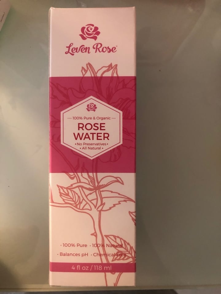 photo of Leven Rose 100% Pure & Organic Rose Water shared by @cleameyer on  10 Jan 2020 - review