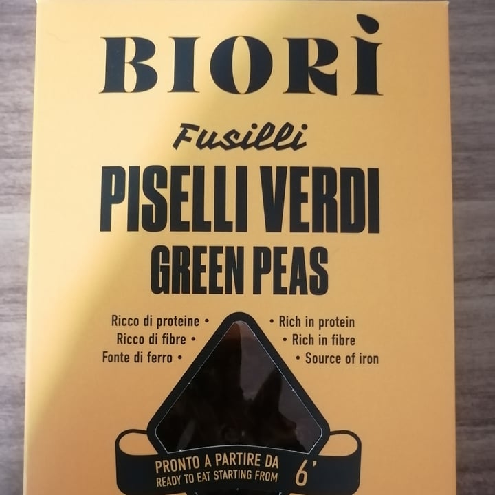 photo of Biori Fusilli Piselli Verdi Green Peas shared by @esterdoppiaw on  13 Sep 2022 - review