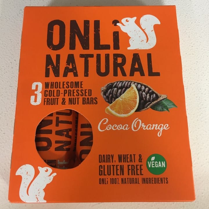 photo of Home bargains Cocoa orange cold pressed fruit and nut bars shared by @cheapsoybean on  01 Nov 2020 - review