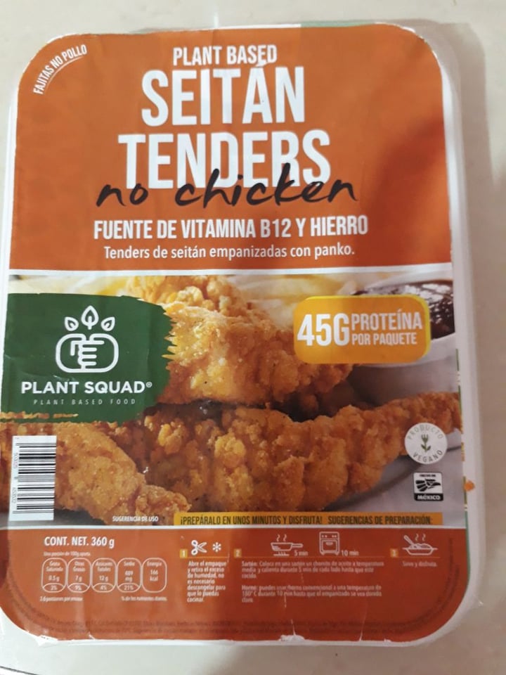 photo of Plant Squad Plant based seitan tenders no chicken shared by @aire on  06 Mar 2020 - review