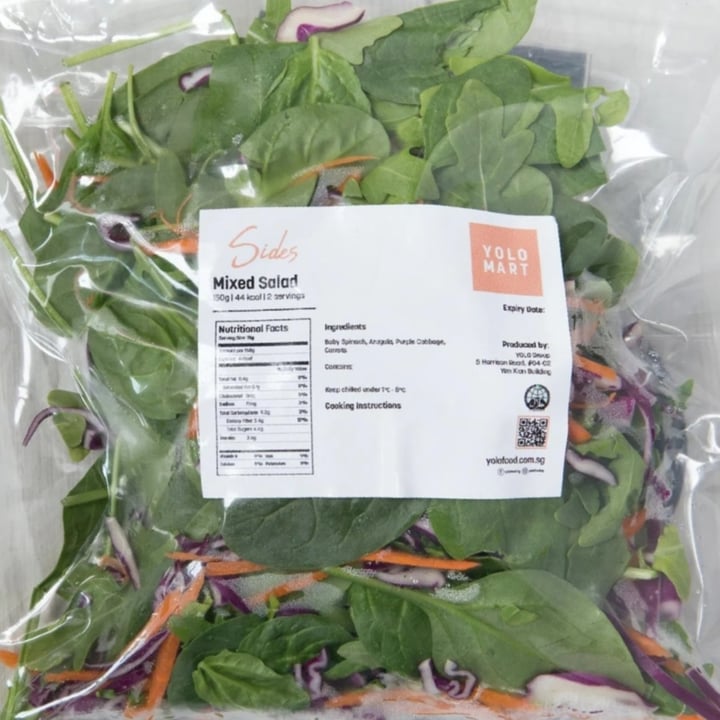 photo of Yolofoods Mixed salad shared by @bevegg on  09 Dec 2021 - review