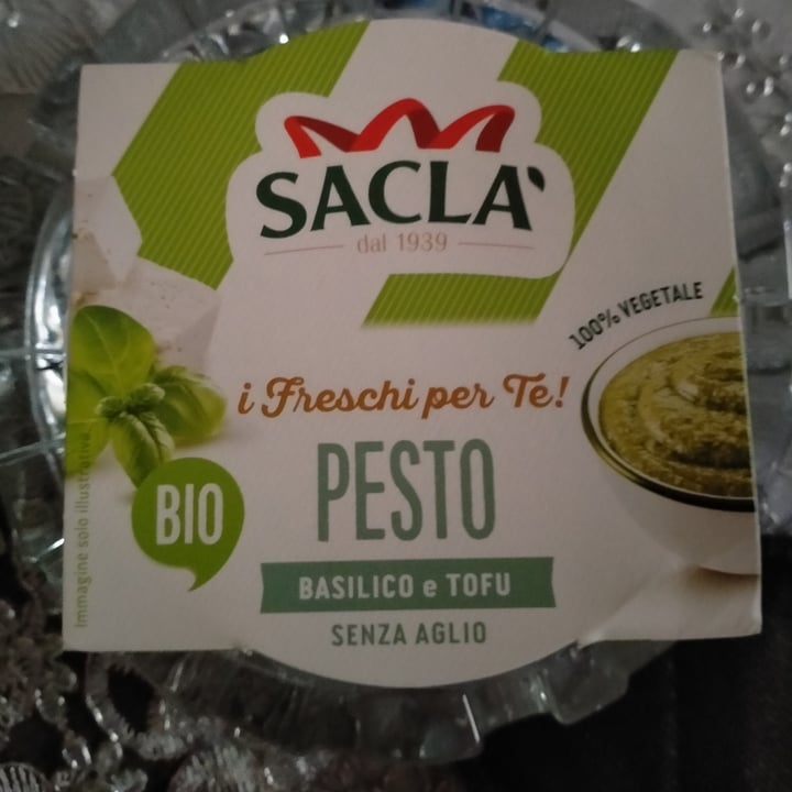 photo of Sacla' Basilico e tofu, Senza Aglio shared by @poppibonu on  23 May 2022 - review