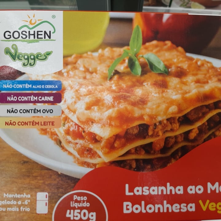 review photo of Goshen Vegge Lasanha a bolonhesa shared by @veruskaramanauskas on 04 Apr 2022 - review