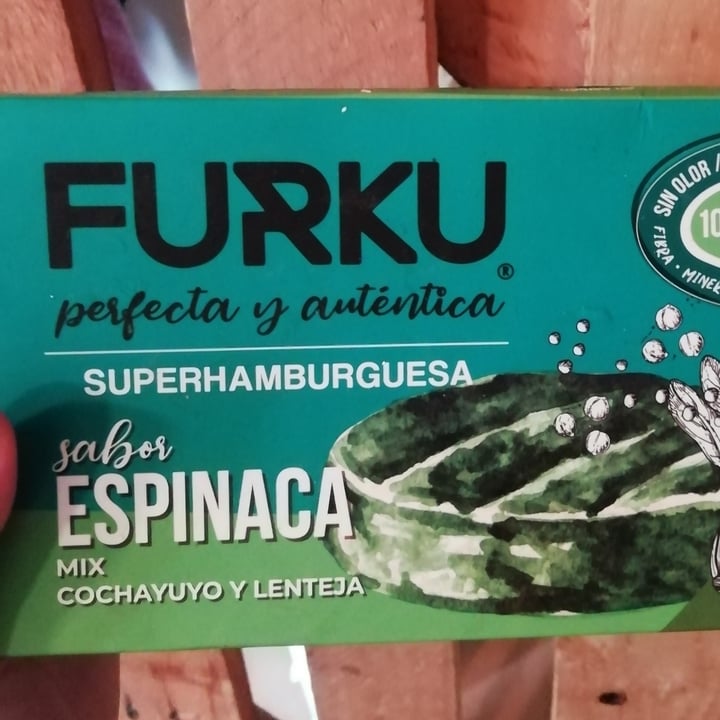 photo of Fürkü Hamburguesa de cochayuyo, lentejas y espinaca shared by @cataibaceta on  08 Sep 2020 - review