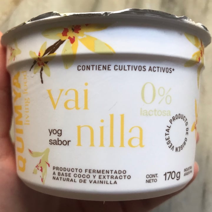 photo of Quimya Yogurt de Vainilla shared by @nanuhry on  12 Mar 2021 - review