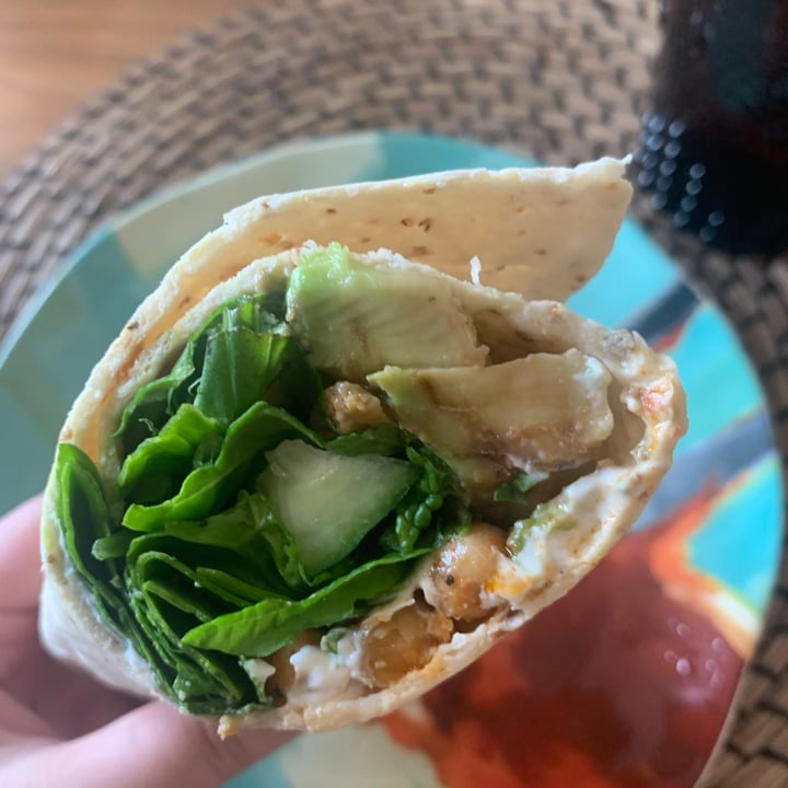 photo of Veggie Pret Avo & Chickpea Caeser Wrap shared by @sallyivens on  27 May 2021 - review