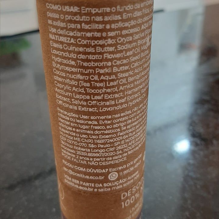 review photo of Positiv.a Desodorante shared by @claramx on 01 May 2022 - review