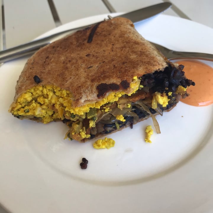 photo of The Fussy Vegan Breakfast Burrito shared by @sineadf on  03 Jul 2020 - review