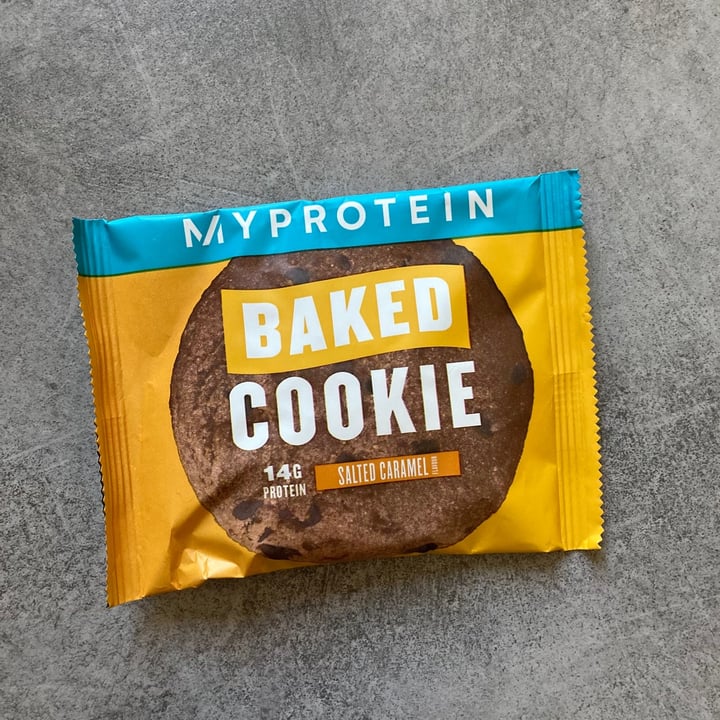 photo of MyProtein baked cookie salted caramel shared by @katerinadam on  03 May 2021 - review