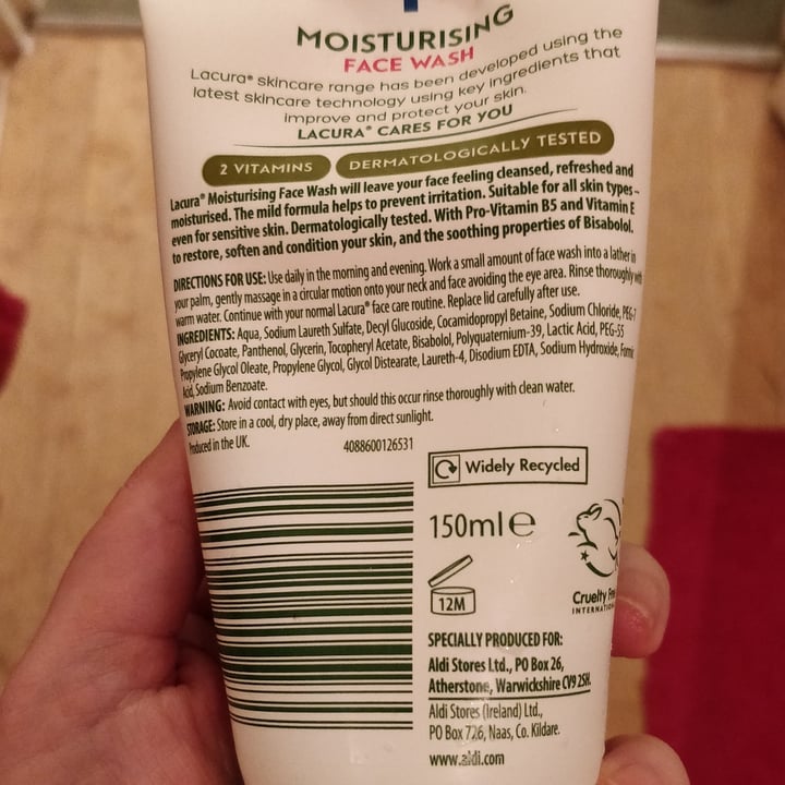 photo of Lacura Moisturising Face Wash shared by @plumesworld on  13 Jan 2021 - review